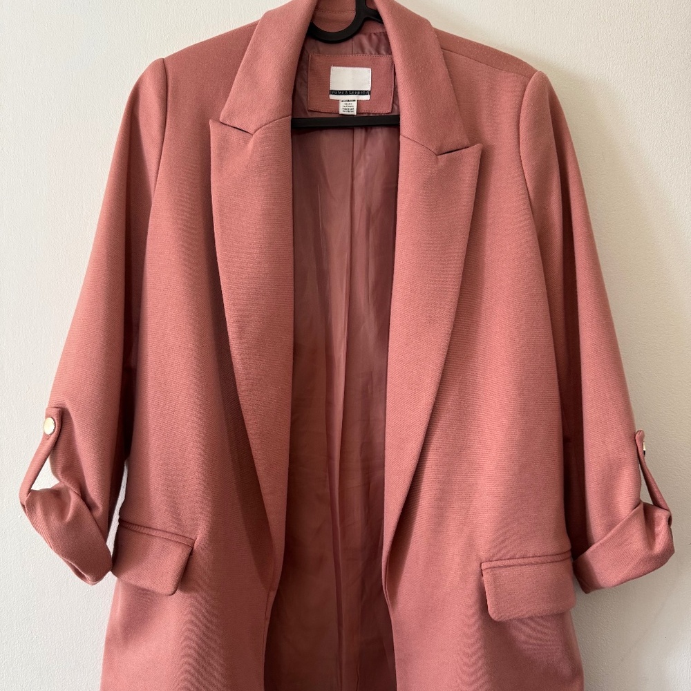 Blush Pink Blazer